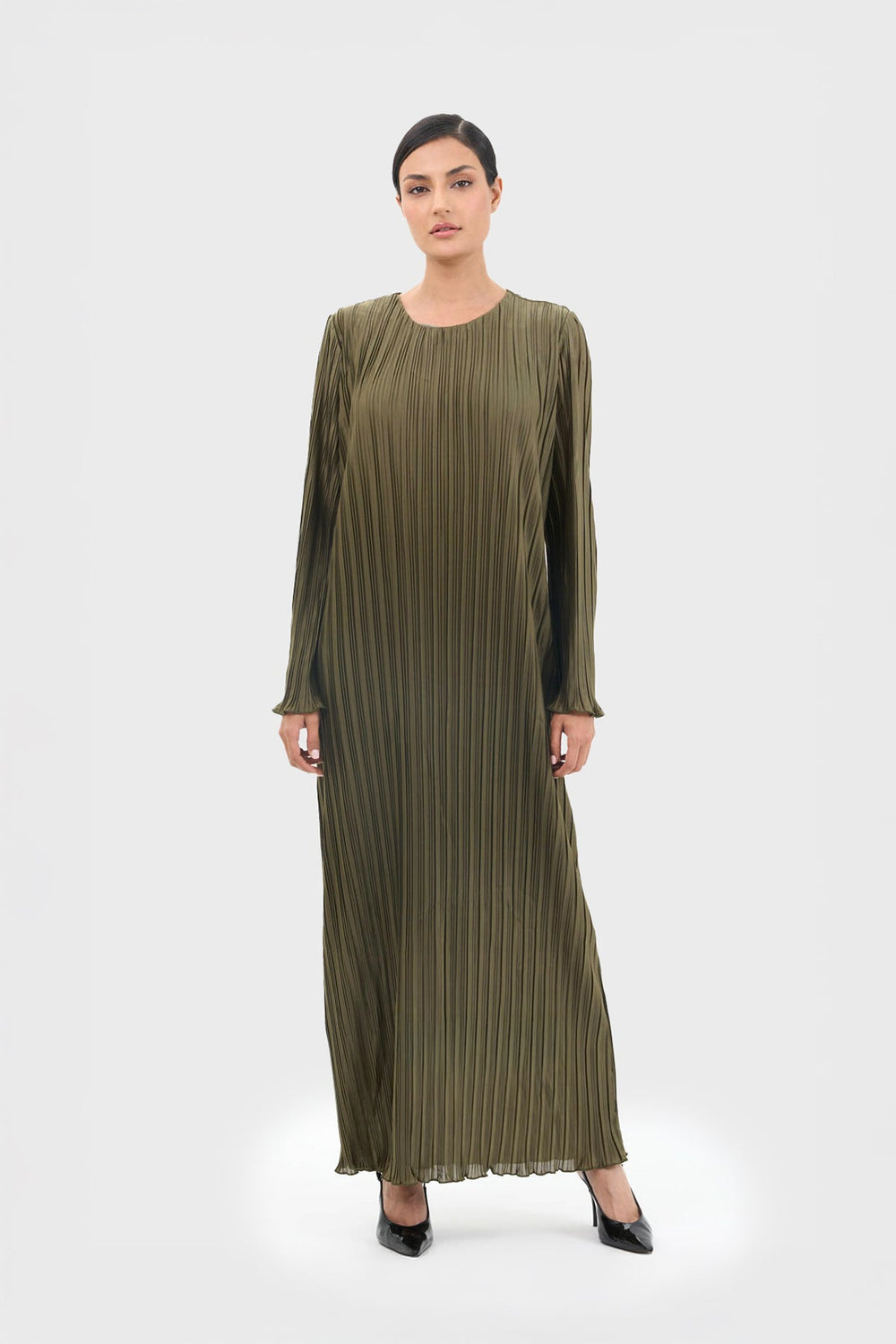 ALAIA PLISSÉ DRESS
