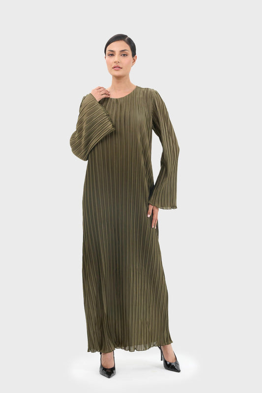 ALAIA PLISSÉ DRESS