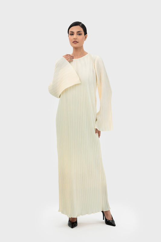 ALAIA PLISSÉ DRESS